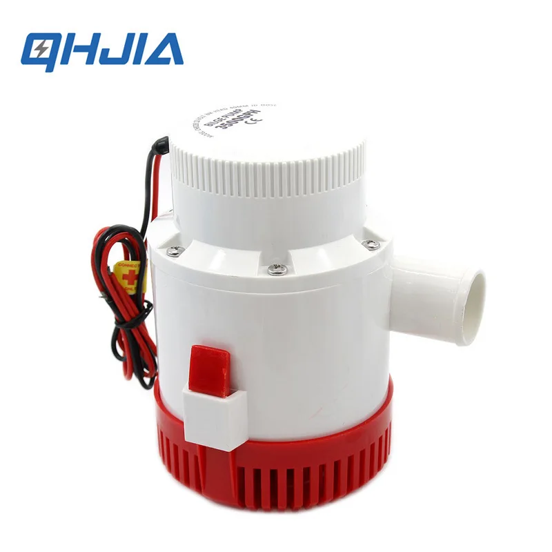 High Pressure Submersible Bilge Pump 12V 24V Electric Water Pump 3000GPH 3500GPH for Boat Seaplane Motor Homes Houseboat Marine Applications